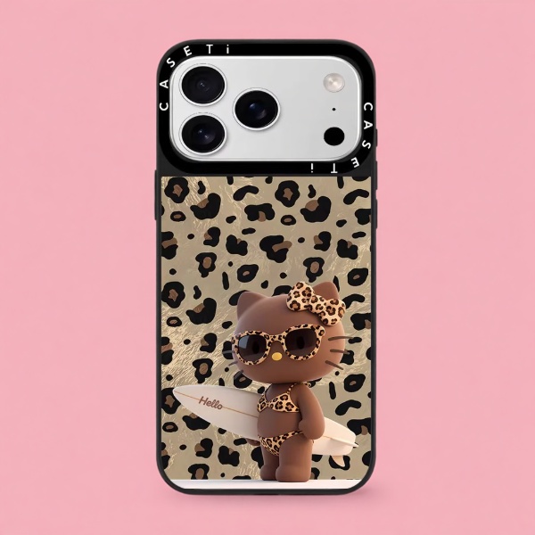 CASE豹纹HelloKitty手机壳