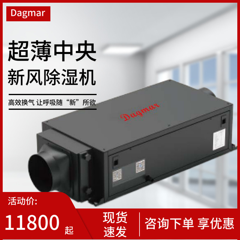 德格玛dagmar吊顶除湿机管道式抽湿机中央除湿器新风仓库别墅家用