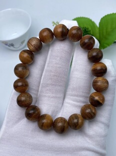 保真加里曼丹沉香手串原木老料正宗沉香木佛珠女男款 沉香念珠饰品
