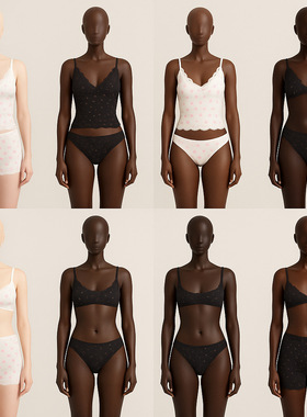 Triangle Cami&Boy Short&Dipped Thong&Scoop Bralette&Tanga