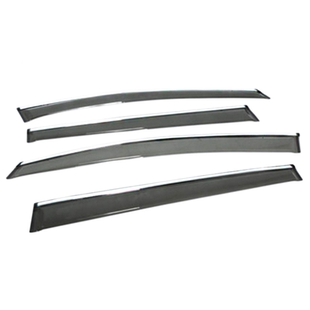 专用于标致3008晴雨挡 新标志3008雨眉带亮条注塑雨挡饰条改装