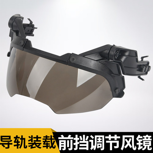 FAST MICH头盔导轨护目镜OP战术风镜防雾防风沙防暴近视前档镜片 - 封面