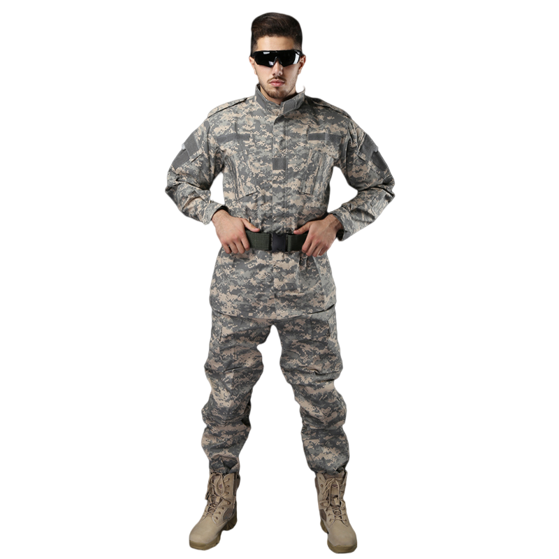 美式ACU数码套服 学生军训套装 CS野战作训防刮耐磨服 保安工装服