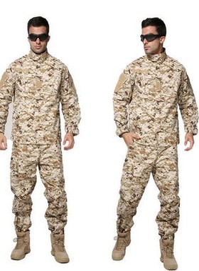 学生军训太阳的后裔沙漠AOR1迷彩套服 军迷户外CS野战吃鸡套服装