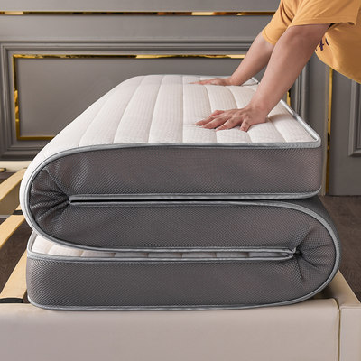 加厚泰国天然乳胶床垫家用海绵记忆棉1.8m软垫出租房专用软硬适中