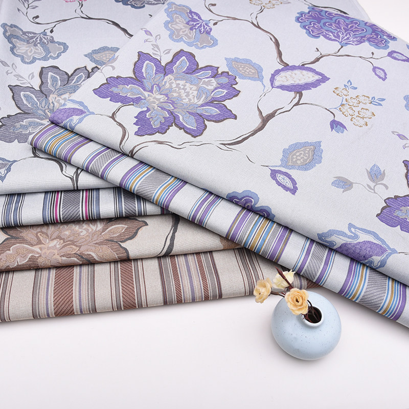 沙发布料面料欧式印花麻布加厚坐垫靠背软包抱枕布素色手工diy布