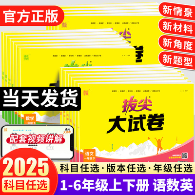 通成学典小学拔尖大试卷语数英