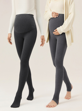 【新品】孕妇打底袜不勒肚子美腿袜秋冬加绒托腹高弹连裤袜打底裤