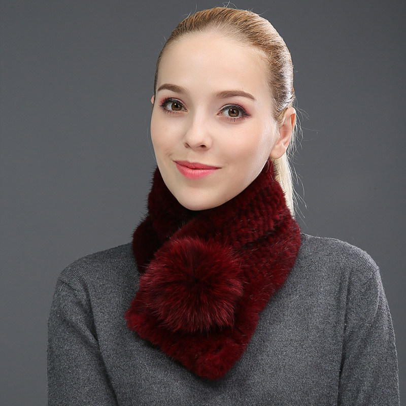 水貂毛围巾毛领子秋女冬季韩版真毛毛线编织狐狸毛球保暖皮草围脖,服饰配件/皮带/帽子/围巾,围巾/丝巾/披肩,淘宝优惠券,粉丝福利购,淘宝优惠卷