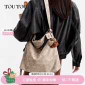 新年礼物TOUTOU新款 托特包大容量水桶包通勤百搭软袋单肩斜挎包女