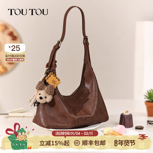 新年礼物TOUTOU托特包大容量腋下包单肩包通勤百搭腋下包斜挎包女