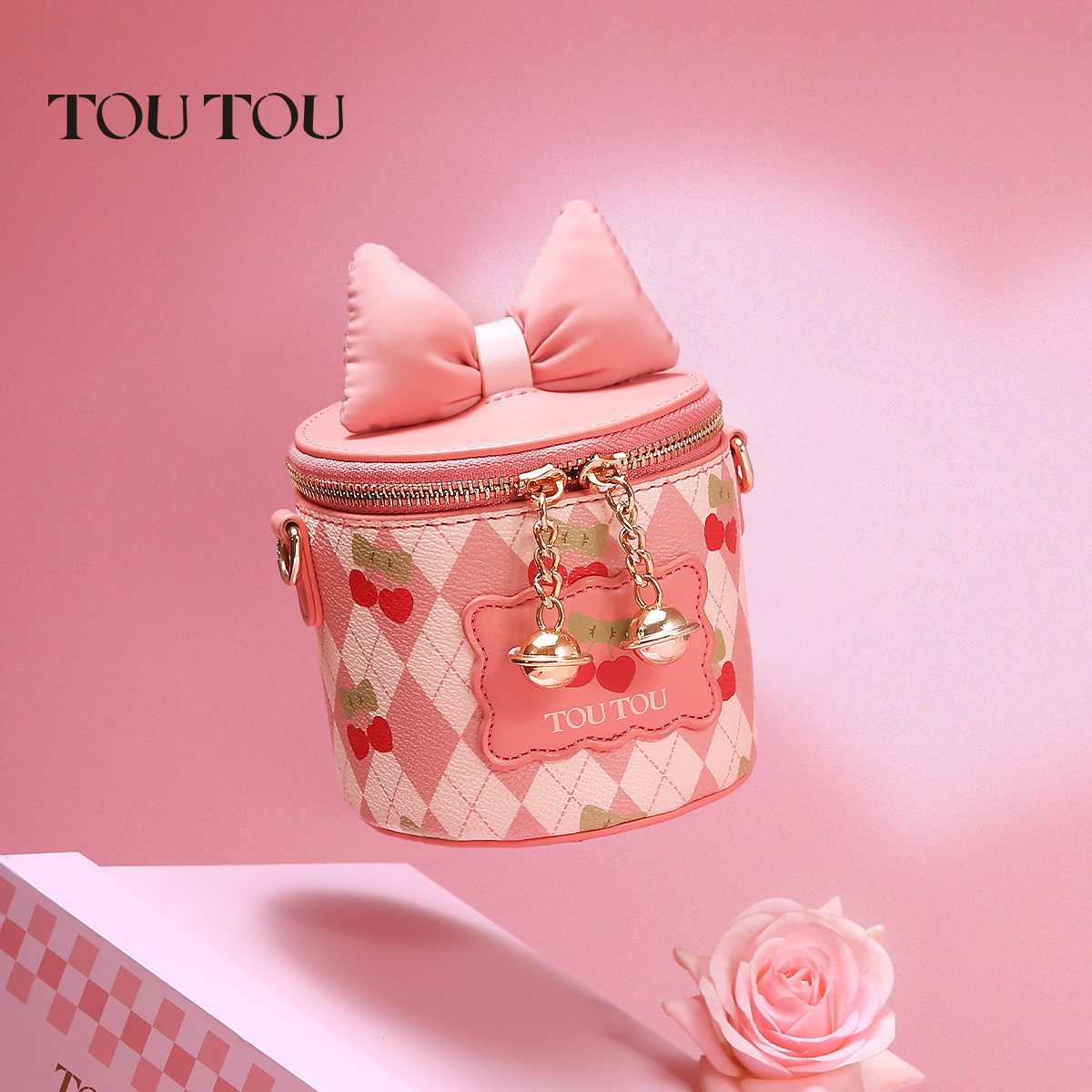 toutou原創設計櫻桃盒子包