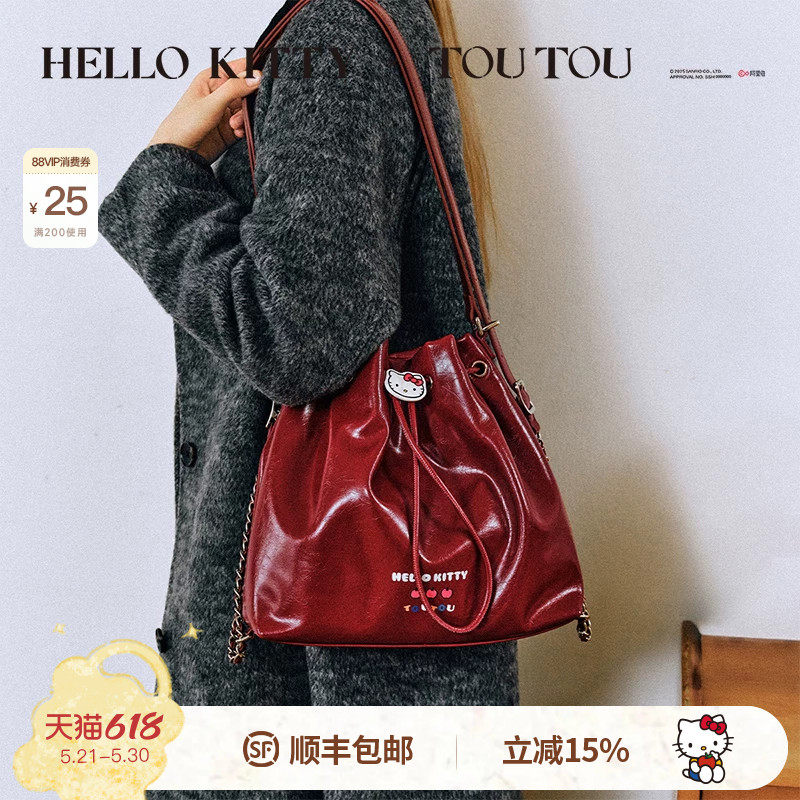 TOUTOUhellokitty三丽鸥联名kt手提链条包单大容量