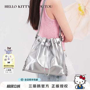 TOUTOU三麗鷗聯(lián)名系列hellokitty手提鏈條包大容量單雙肩托特包女