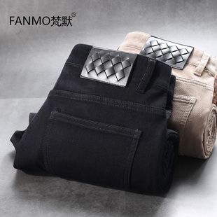 秋冬季新款灯芯绒男士休闲裤男商务直筒四面弹力柔软平绒长裤子潮