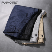 长裤 春夏季 抗皱免烫不粘灰商务休闲宽松直筒弹力大码 休闲裤 薄 男士