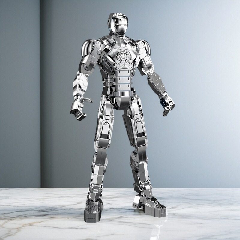 中国积木超级英雄MK2钢铁机甲