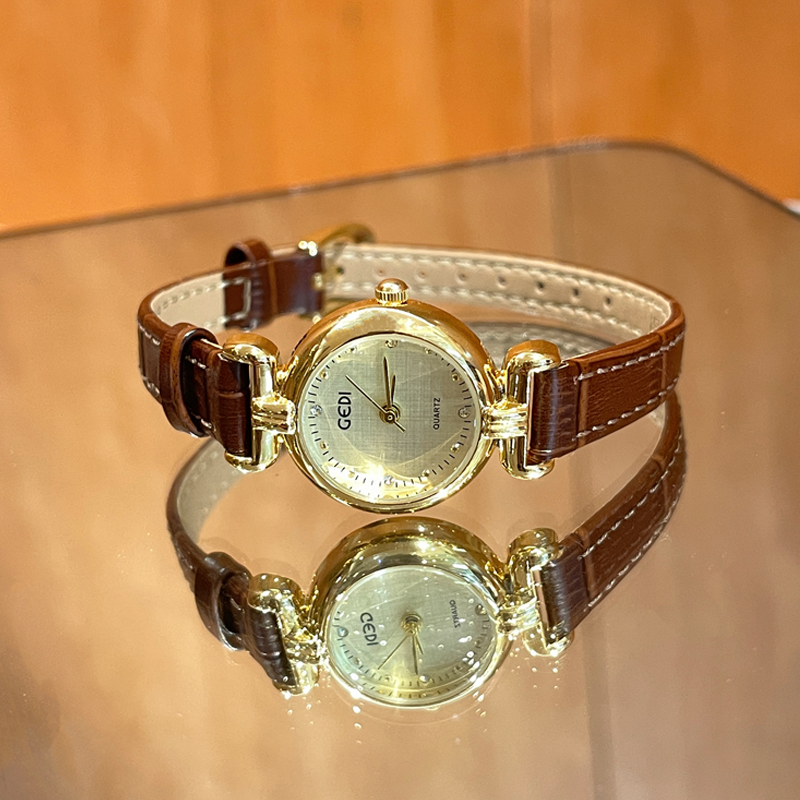 复古小表盘手表女赠高档礼盒