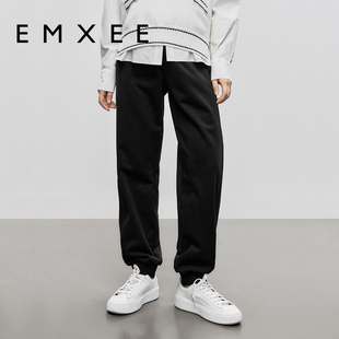 嫚熙孕妇束脚裤 孕妇裤 2025年新款 高腰休闲裤 加绒针织宽松卫裤 特价