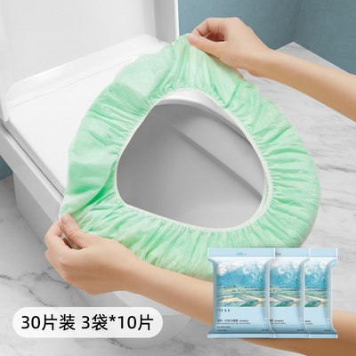 嫚熙一次性马桶垫孕产妇月子马桶坐垫纸旅行便携加厚防水独立包装 — 4