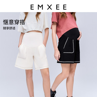 EMXEE嫚熙孕妇短裤夏季凉爽