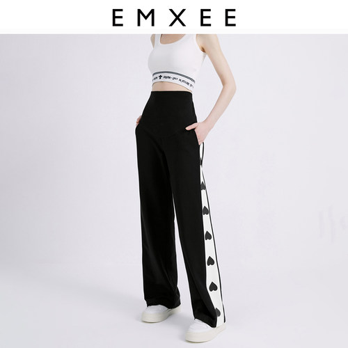 EMXEE/嫚熙孕妇宽松阔腿裤夏季