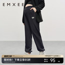 交叉腰头束脚卫裤 宽松孕妇裤 秋季 休闲裤 女 新款 嫚熙孕妇托腹灯笼裤