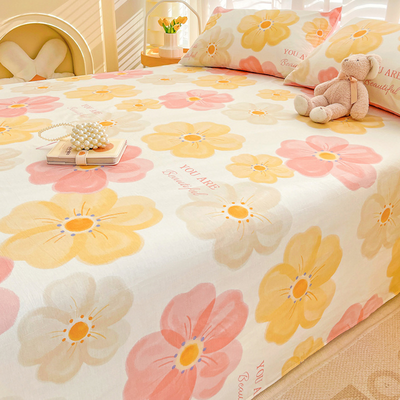 床单单件纯棉100全棉单人学生