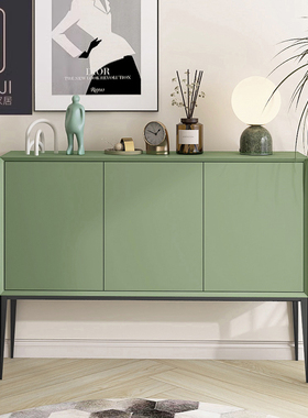 意式极简烤漆餐边柜轻奢门厅玄关现代现代简约入户厨房收纳装饰柜