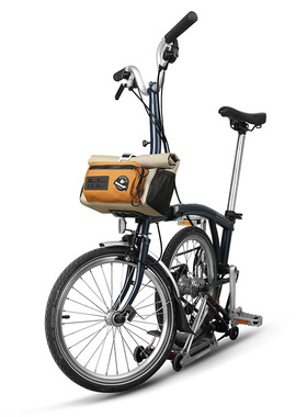 P8折叠车自行车brompton小布车头包猪鼻包配件菜篮包车前包