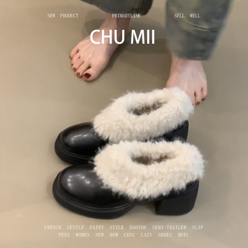 复古英伦风真皮小皮鞋女