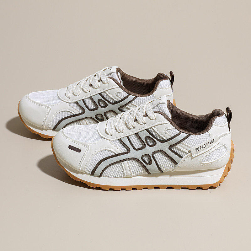 秋季新款巨好看德训鞋2025爆款网面女鞋网红百搭配裙子休闲鞋潮鞋