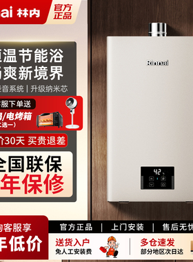 Rinnai/林内 JSQ31-GD32小蛮腰Rro家用恒温ECO节能防冻燃气热水器