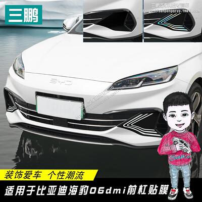 比亚迪海豹06dmi车贴雾灯贴
