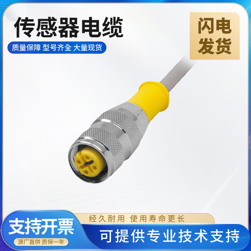 图尔克型执行器/传感器连接电缆延长线缆RK 4T/4.4T-10/S529/S618