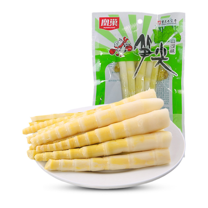 【超市同款】凰巢山椒笋尖泡笋尖70g休闲食品小吃竹笋零食