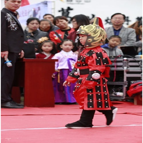 儿童古代士兵服装花木兰