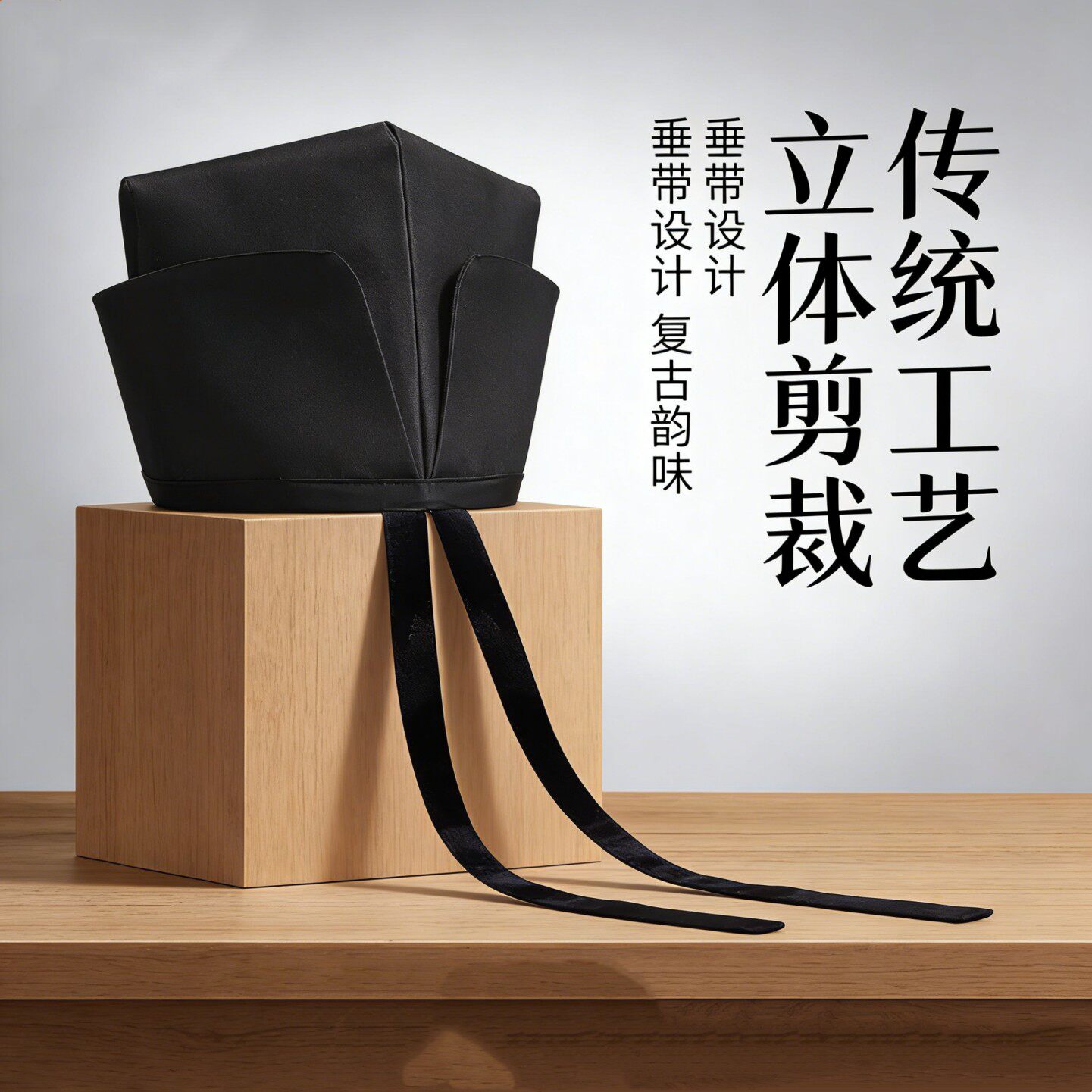 古风东坡帽宋制汉服网纱透气男图片