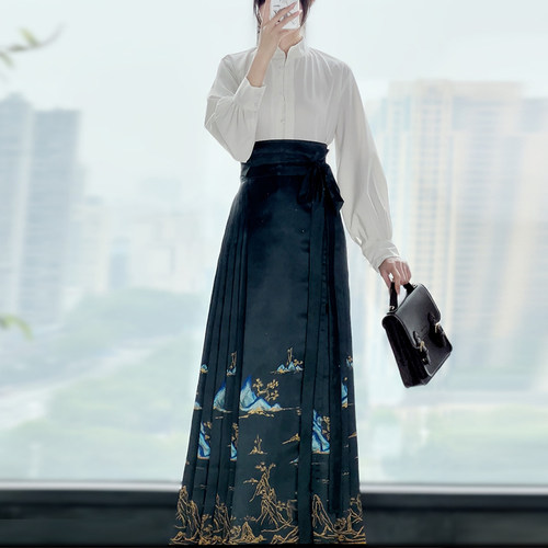 曹州莘月2023年秋季缎面布料明制