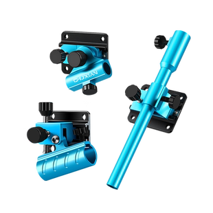 钓箱配件三件套铝镁合金炮台架鱼护架拉饵盘架伞架灯支架通用配件