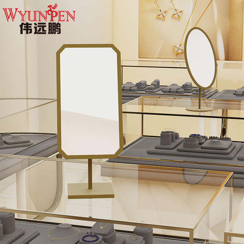 伟远鹏珠宝道具金属不锈钢镜子