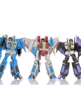 金宝变形玩具飞行小队改版NA飞机FG01-03战机小队 小比例模型