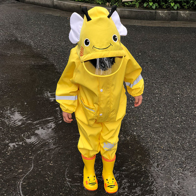 幼儿园宝宝全身防护连体雨衣