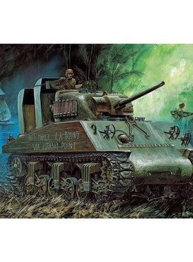ACADEMY/爱德美 13562 USMC M4A2 谢尔曼 中型战车
