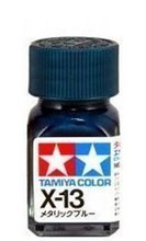 TAMIYA/田宫 80013 X-13 金属蓝色 10ml珐琅系油性模型油漆