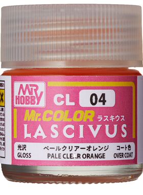 Mr.Hobby/郡仕 CL04 Lascivus 淡透明橙肌肤色 18ml油性模型油漆