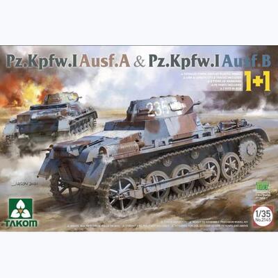TAKOM/三花 2145 Pz.Kpfw.I Ausf.A+Pz.Kpfw.I Ausf.B
