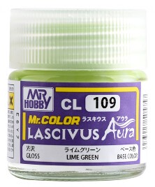 MR.HOBBY/郡仕 CL109 LASCIVUS Aura 柠檬绿发色 10ml油性模型漆