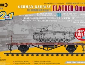 SABRE 35A03 铁道FLATBED Typ Ommr2轴平板运输载卡