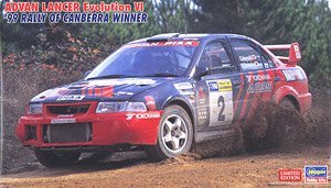 长谷川 20443 ADVAN Mitsubishi Lancer Evolution VI WRC 1999